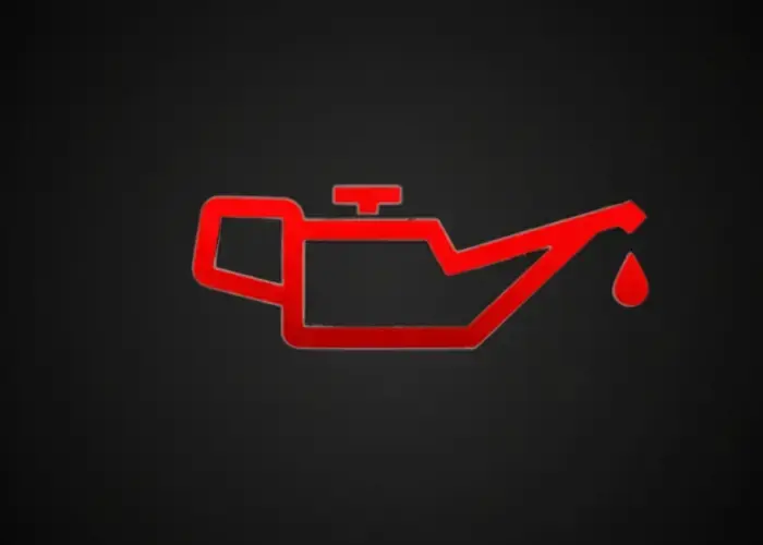 Símbolo de la luz de presión de aceite